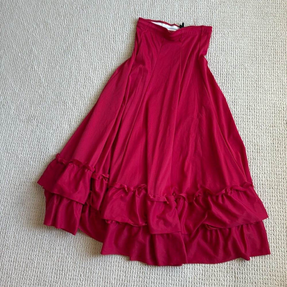 Red Flamenco Skirt